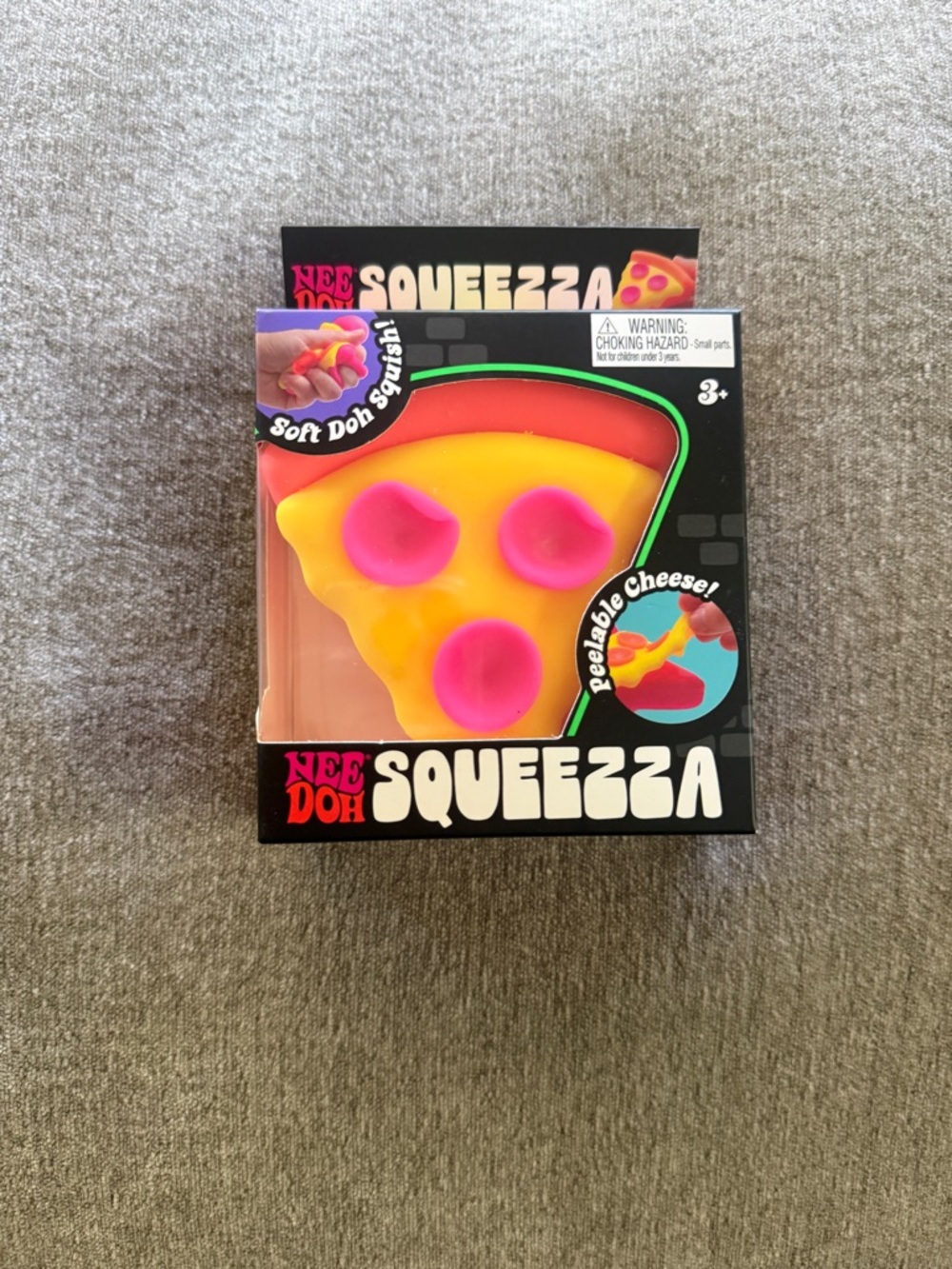 (NEW) NeeDoh Squeezza Pizza 🍕 Yellow Cheese Orange Crust